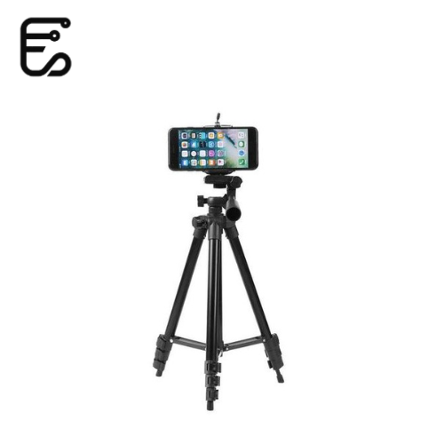 Trépied Télescopique Aluminium – Appareil Photo & Smartphone (avec sacoche)
