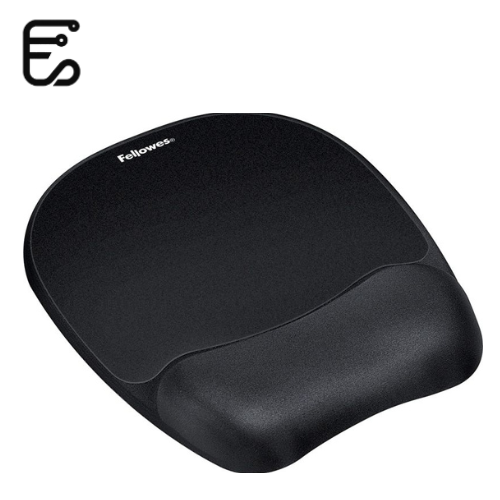 TAPIS DE SOURIS AVEC REPOSE-POIGNETS NOIR FELLOWE