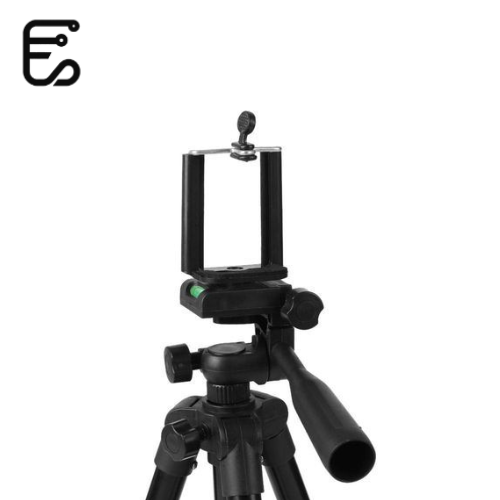 Trépied Télescopique Aluminium – Appareil Photo & Smartphone (avec sacoche)